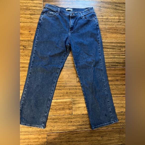 Lee Size 14 Short Straight Leg At The Waist Jeans - Picture 3 of 8